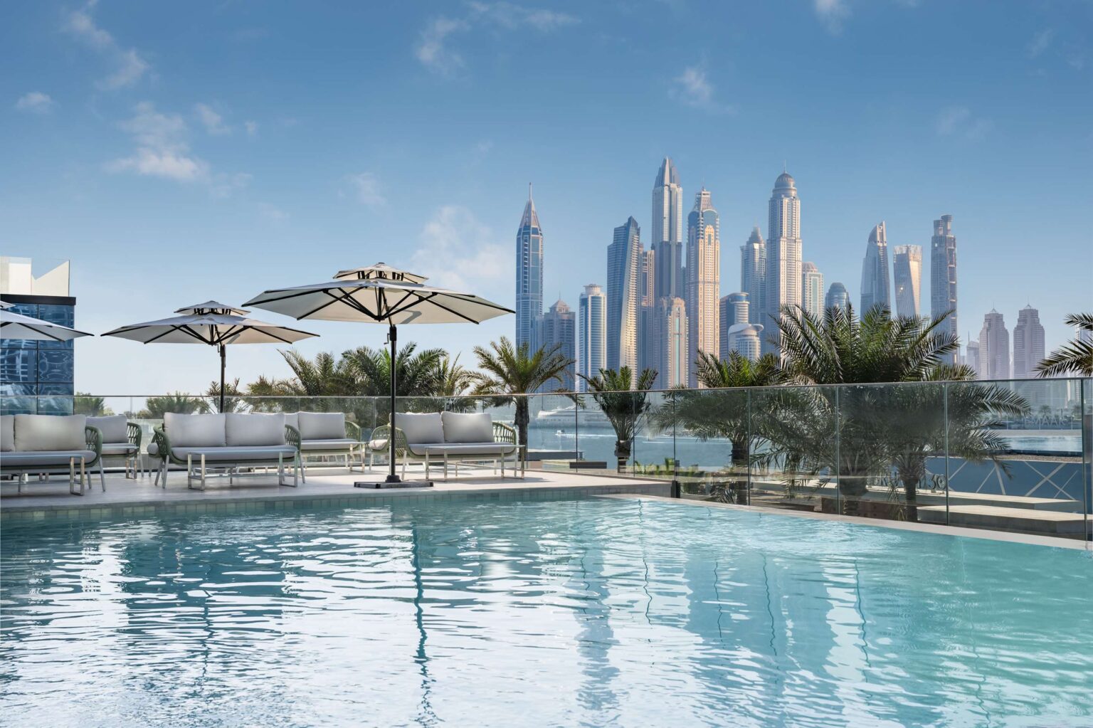 Radisson Beach Resort Pool Skyline