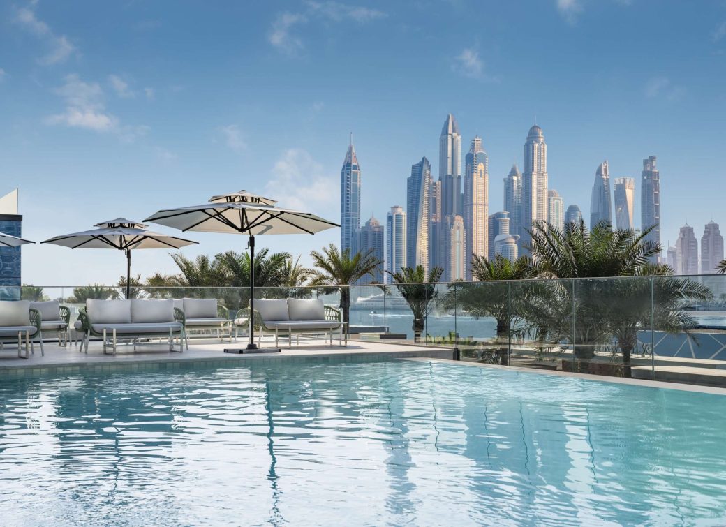 Radisson Beach Resort Pool Skyline